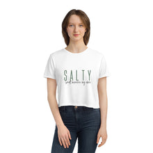 Load image into Gallery viewer, Women&#39;s Flowy Cropped Tee
